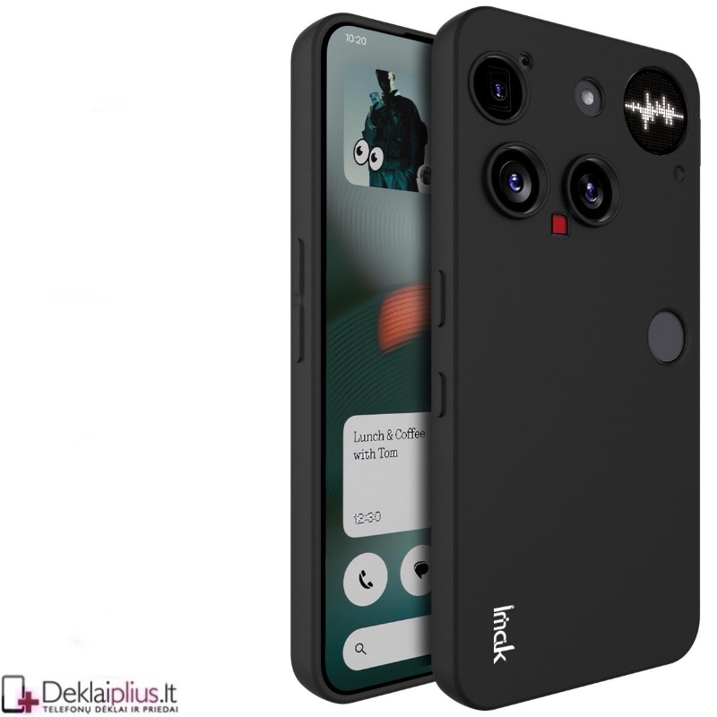 Imak silikoninis ploniausias dėklas su kameros apsauga - juodas (Nothing Phone 3) Imak silikoninis ploniausias dėklas su kameros apsauga - juodas (Nothing Phone 3)
